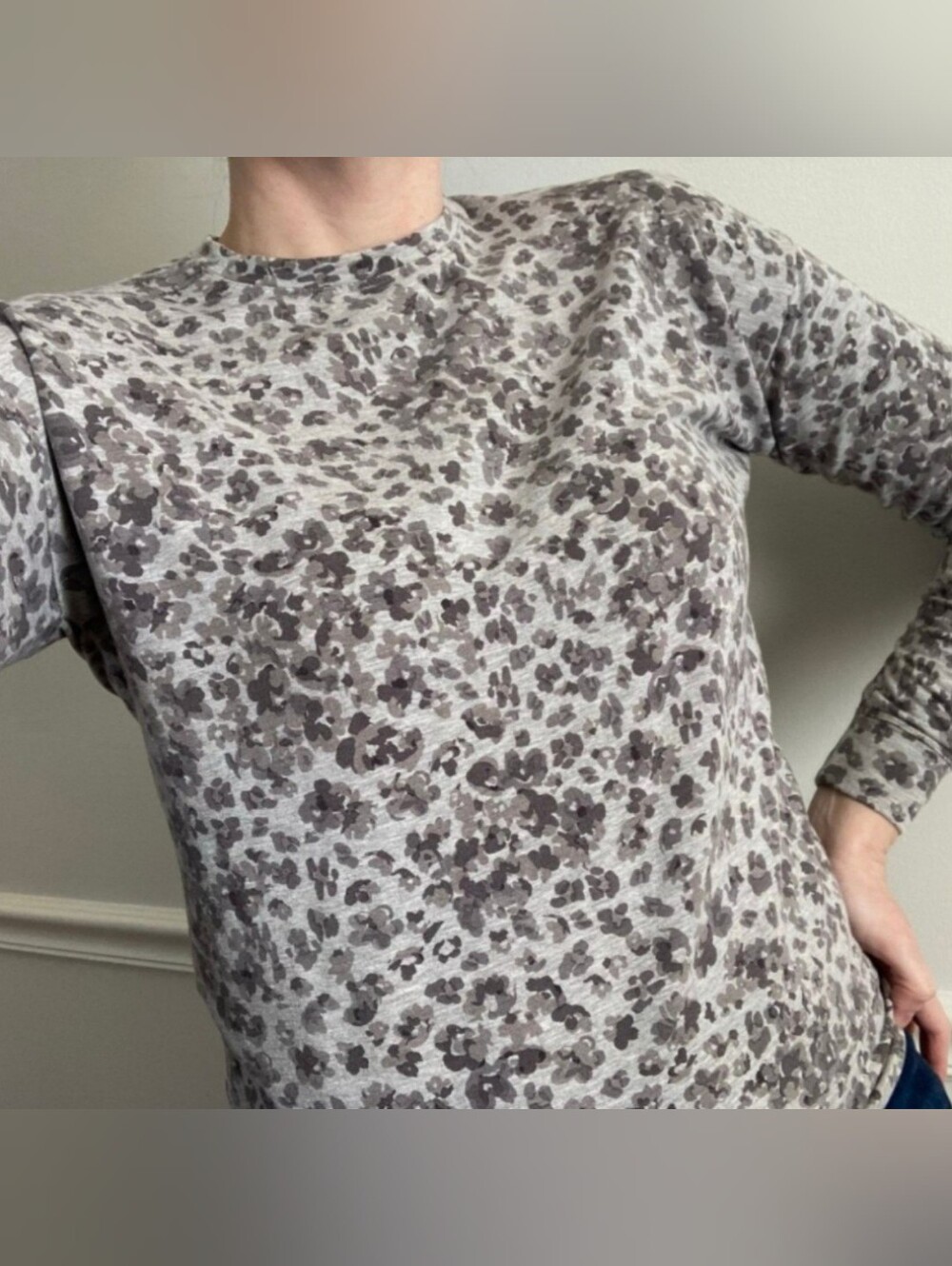Athleta Floral Sweatshirt